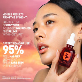 Erborian Skin Therapy night routine glow hints at radiant complexion.