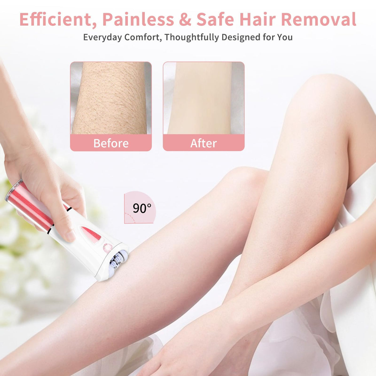 ERDFCV cordless design enables easy on-the-go touch-ups