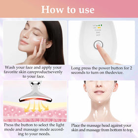 erdnretl beauty tool features four operating modes for customized sessions