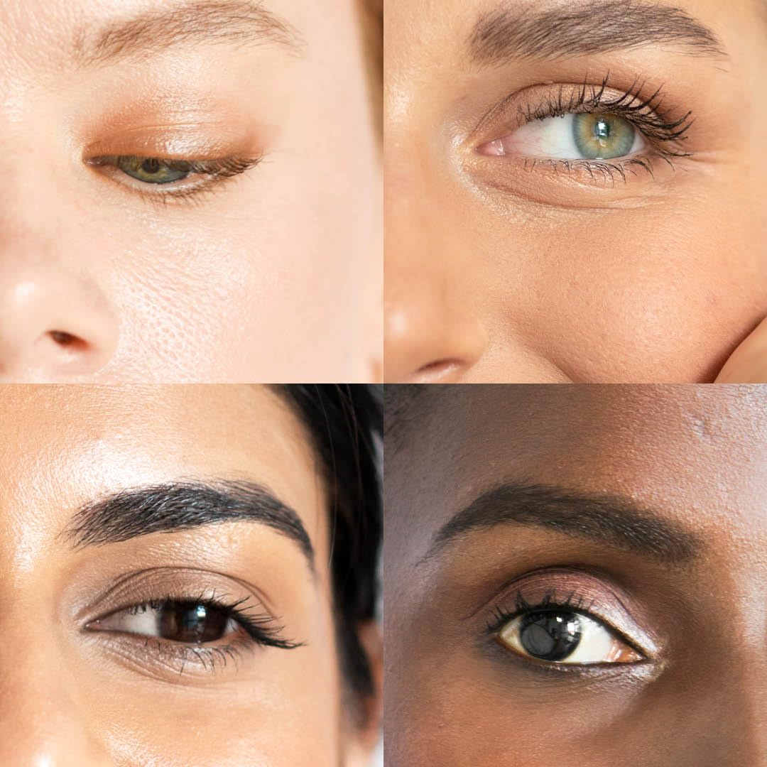 Ere Perez eyebrow pencil application demonstrating clean lines.