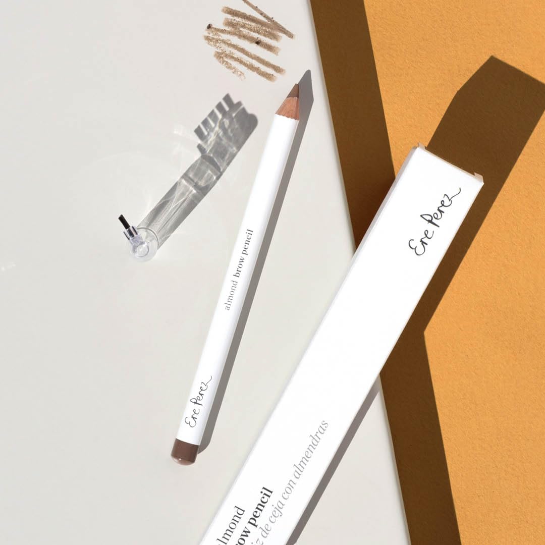 Long-lasting color on brows with Ere Perez pencil.