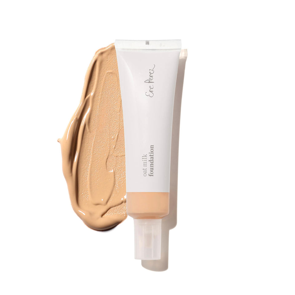 Ere Perez Oat Milk Liquid Foundation bottle for a breathable, natural finish.