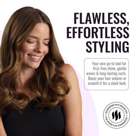 ERGO Travel-Friendly Round Brush is compact and lightweight for on-the-go styling