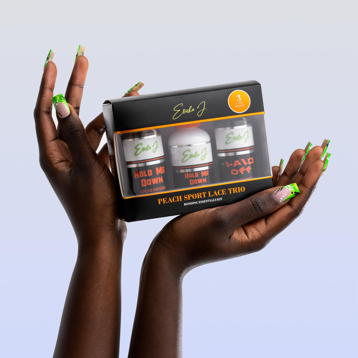 Ericka J Hold Me Down Adhesive provides waterproof sweat resistant hold