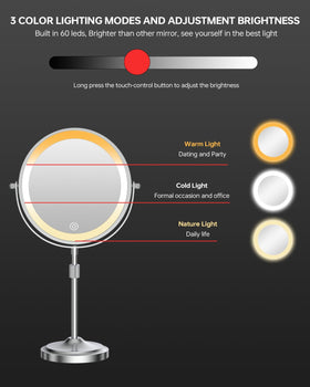 Erlingeryi dimmable three-color LED lights provide natural-looking illumination.
