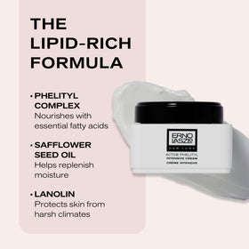 Erno Laszlo Active Phelityl Intensive Cream being applied to skin.