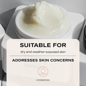 Erno Laszlo safflower seed oil ingredient swatch highlighting nourishing properties.