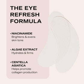 Applied Erno Laszlo eye mask patch resting under-eye for cooling effect