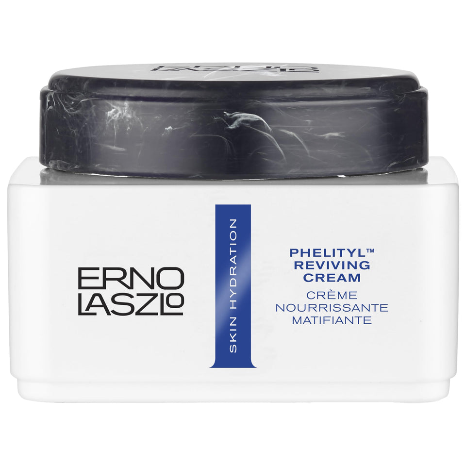 Erno Laszlo Phelityl Reviving Cream bottle offering all-day hydration