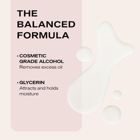 Erno Laszlo Toner delivering a matte finish on the skin for shine reduction.