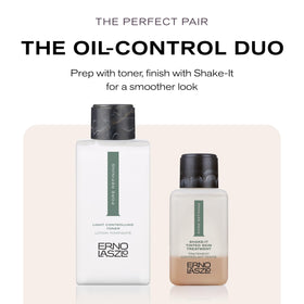 Erno Laszlo Bottle close-up emphasizes sustainable packaging and clear labeling.