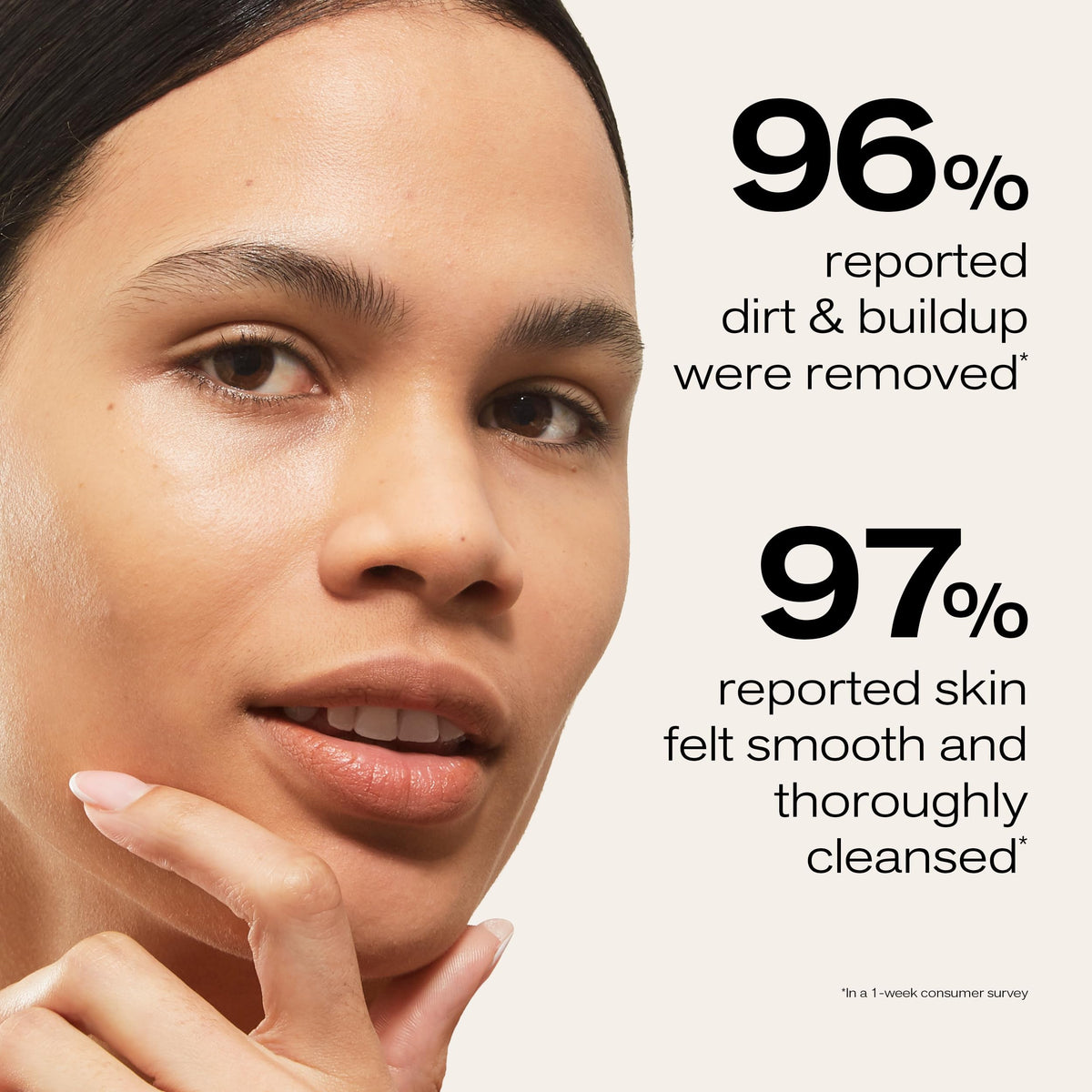 Makeup removal with Erno Laszlo Detoxifying Oil Cleanser gently lifting makeup