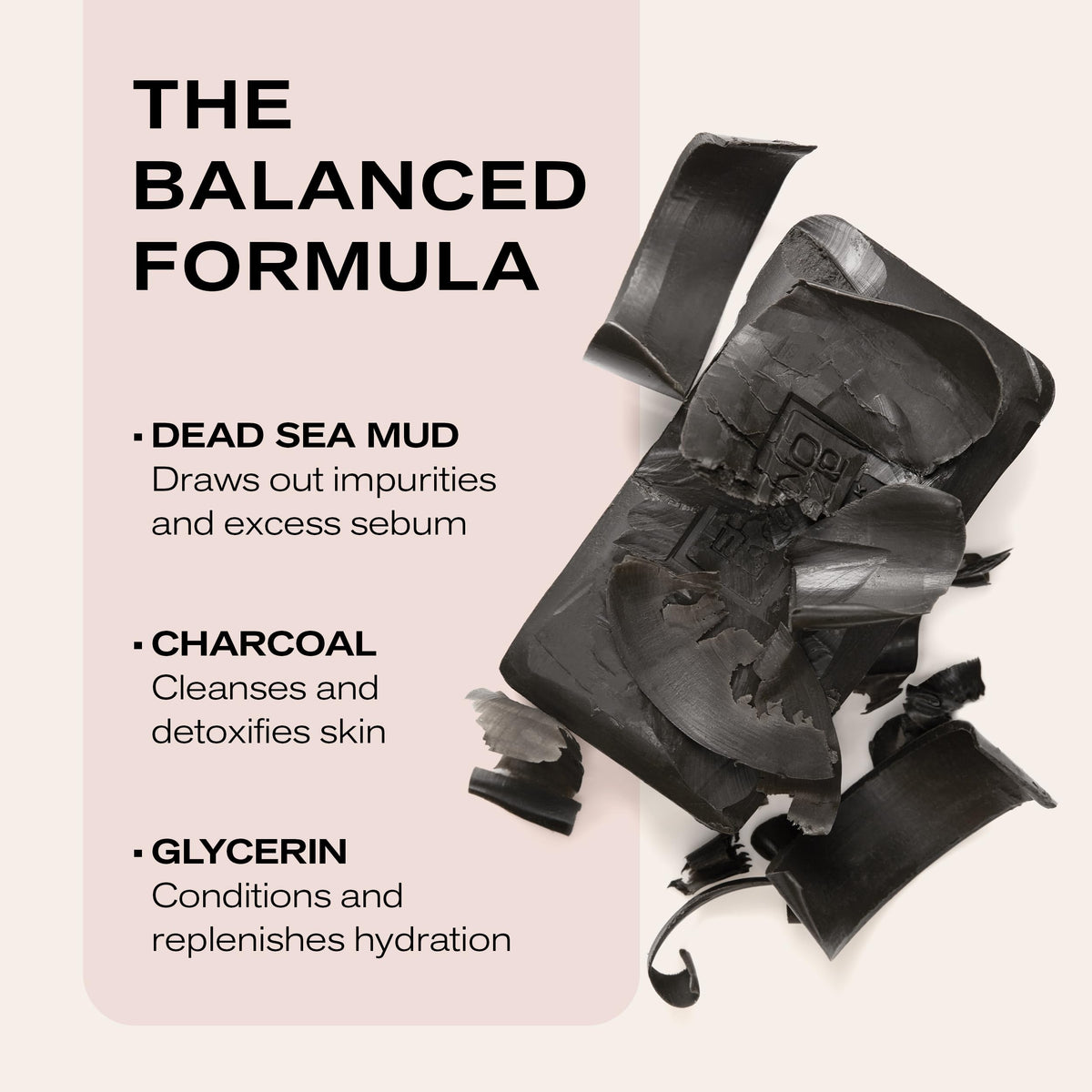 Hydration boost from glycerin in Erno Laszlo Sea Mud bar