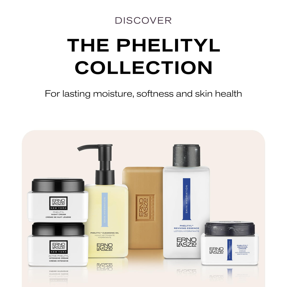 Erno Laszlo Phelityl Cleansing Bar packaging emphasizing clean, sustainable design