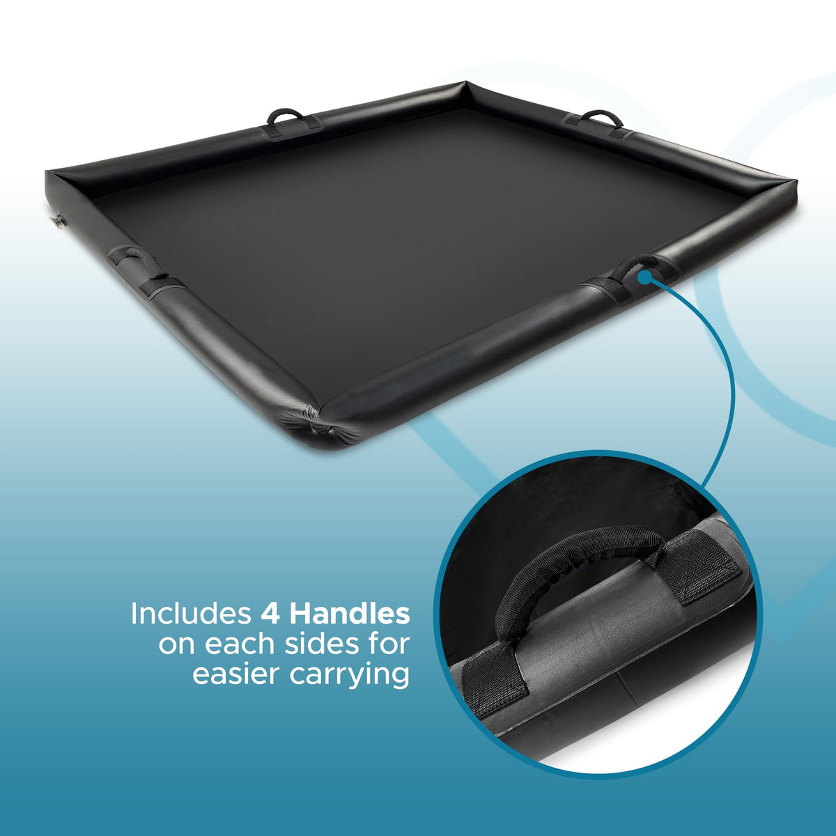 EROTICGEL waterproof PVC construction ensures durability and easy cleanup.