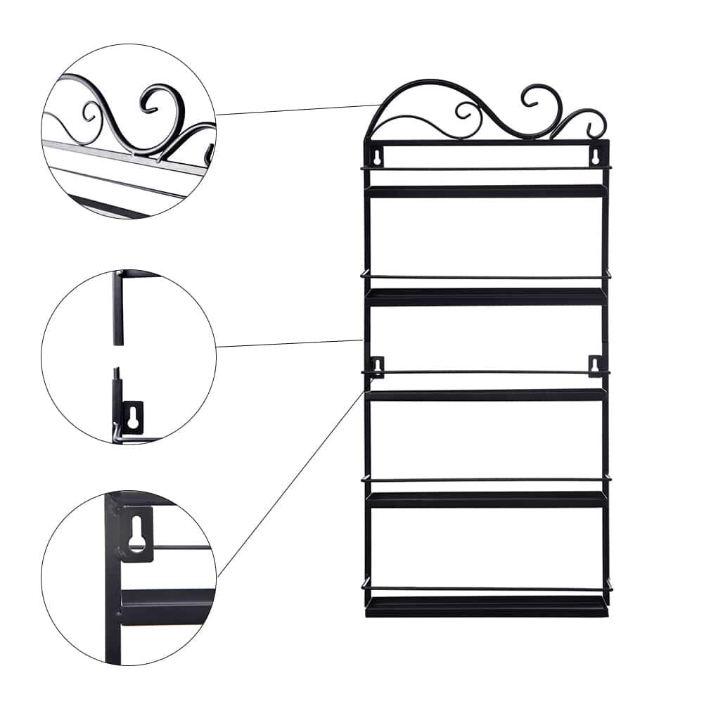 ERYTLLY modern black finish adds sleek style to vanity