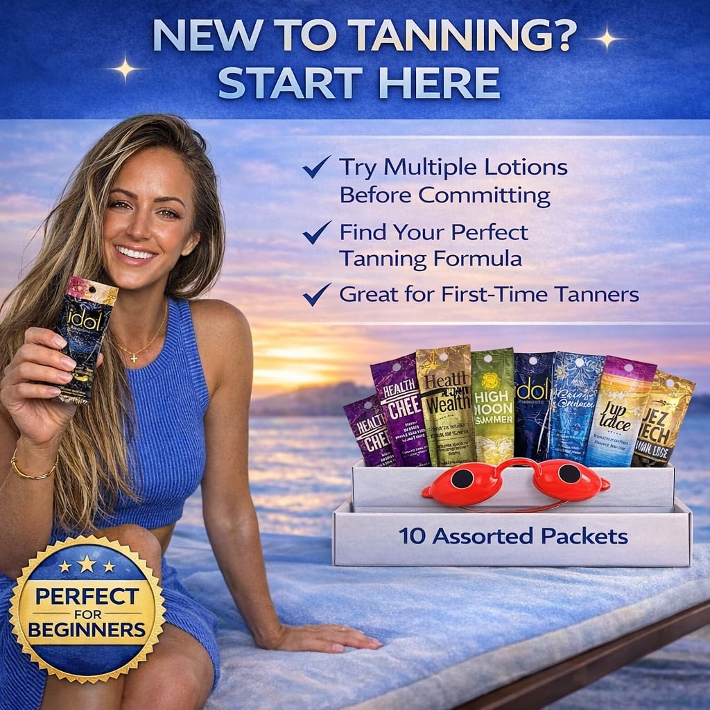 ES Global Brands bronzer packet indoor-outdoor range helps color build quickly.