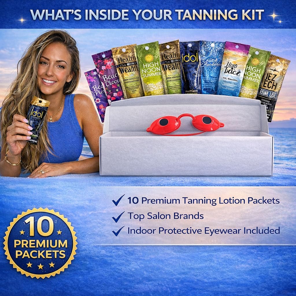 ES Global Brands tanning accelerator packet boosts color development and faster results.
