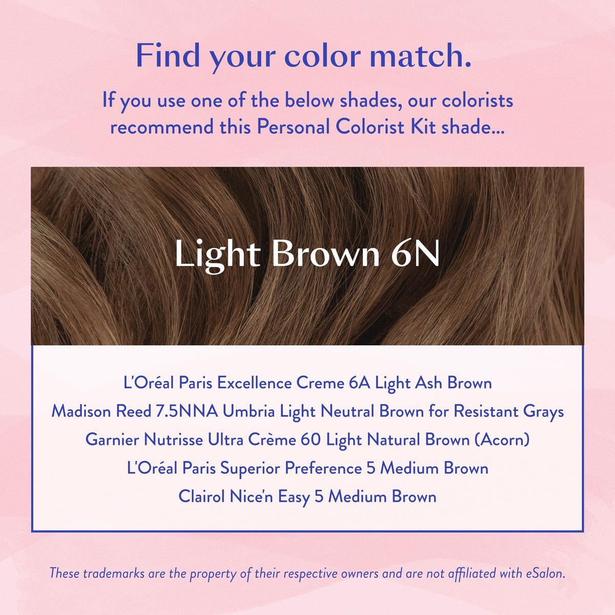 Color applied on hair with wrap film showing even tone.
