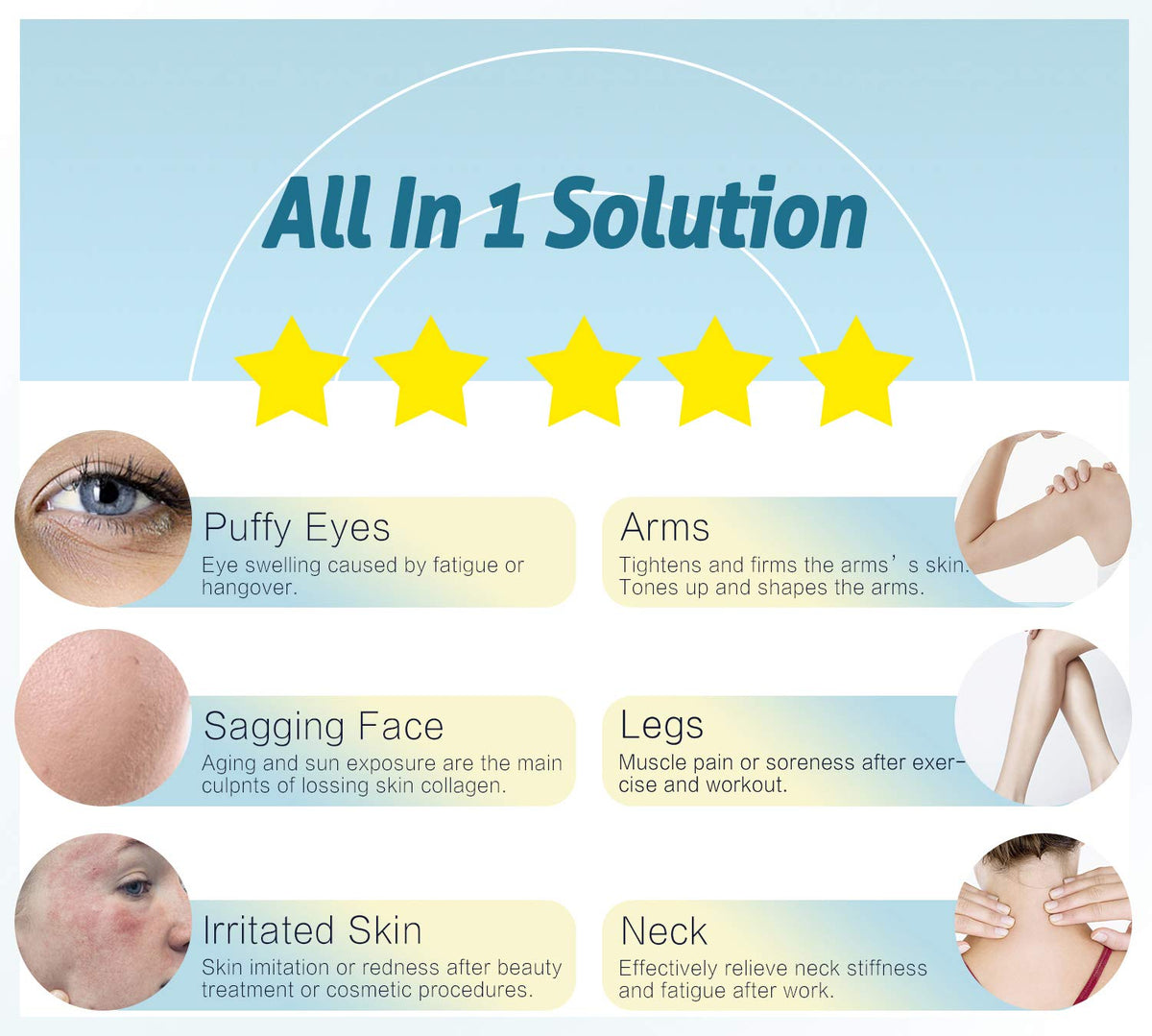 Esarora Ice Roller offers after-sun care to soothe redness.