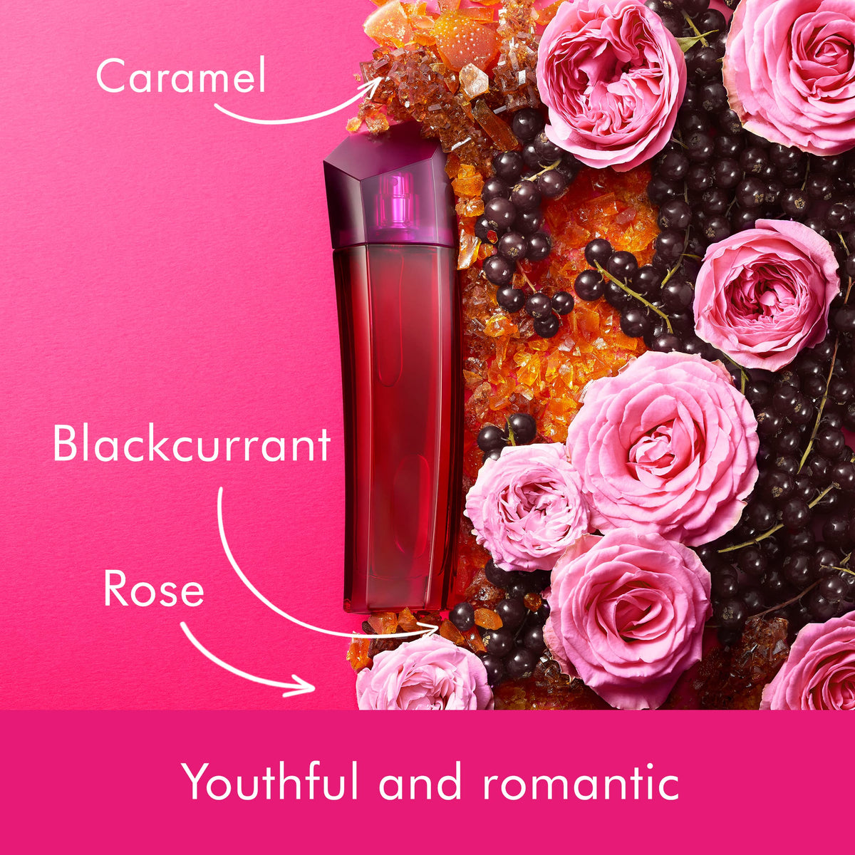 Escada Magnetism vanilla note detail suggesting warm sweetness for evenings