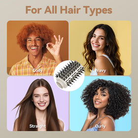 Esctabalt allows drying and pre-styling in one step for faster routines