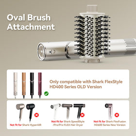 Esctabalt oval brush demonstrates compatibility with the HD400 series.