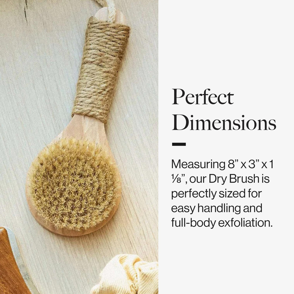 ESKER dry brush five-minute ritual for softer skin