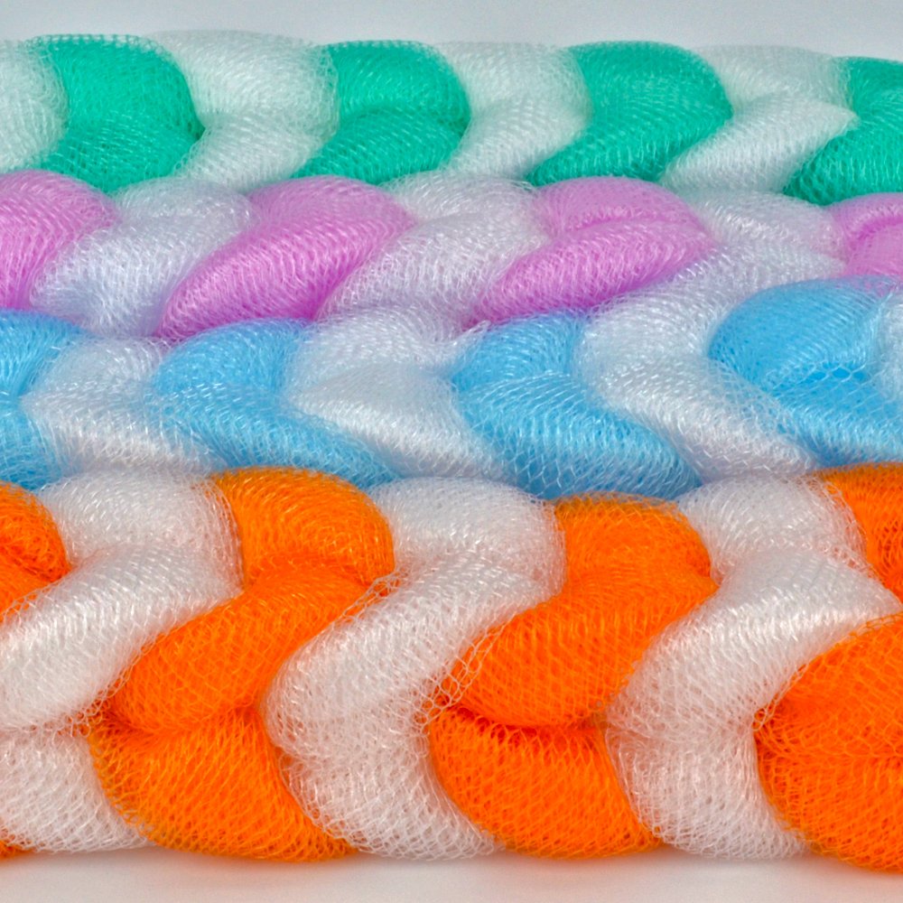 Eslite exfoliating loofah helps maintain bath hygiene with easy rinse