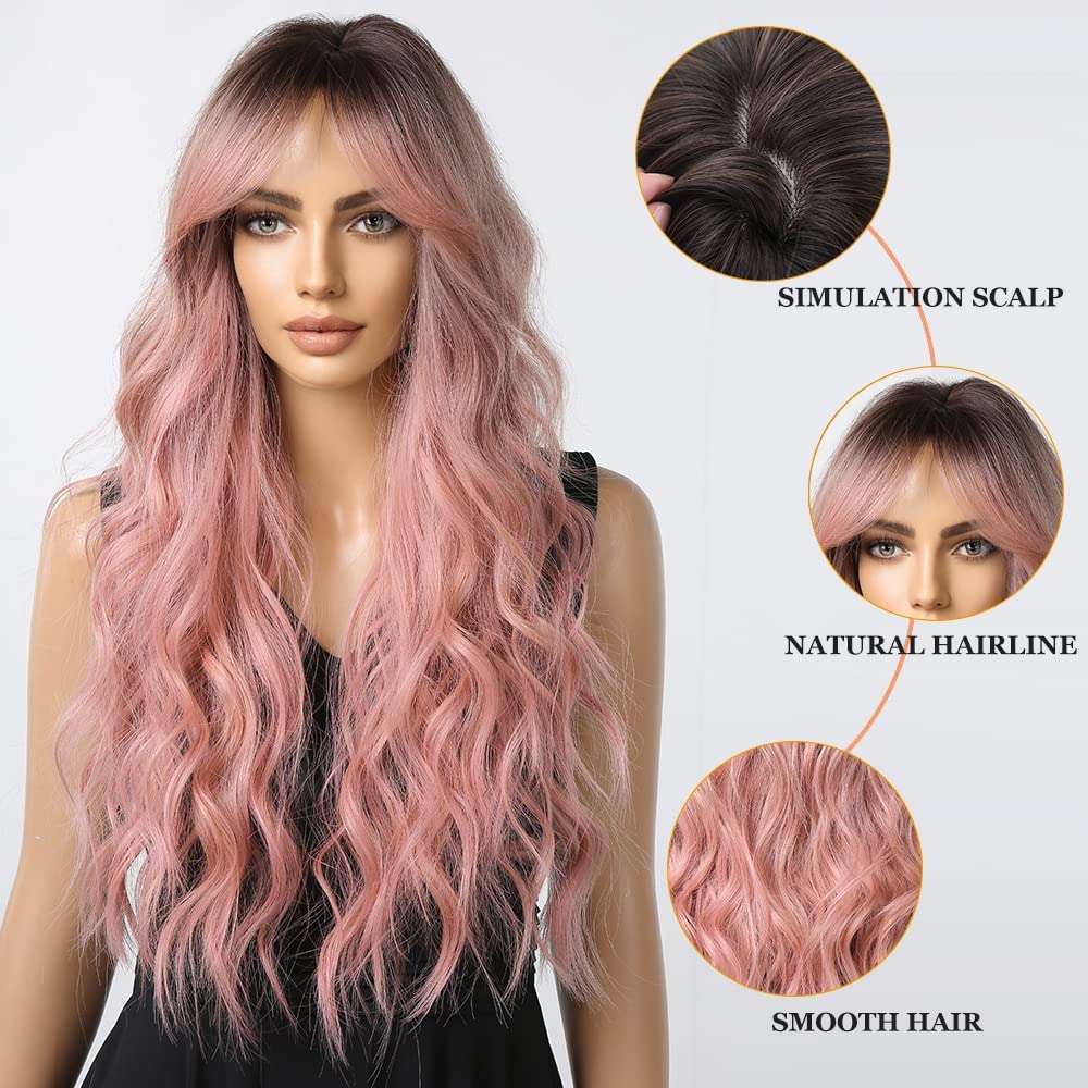 Esmee heat-resistant synthetic wig up to 160°C for styling.