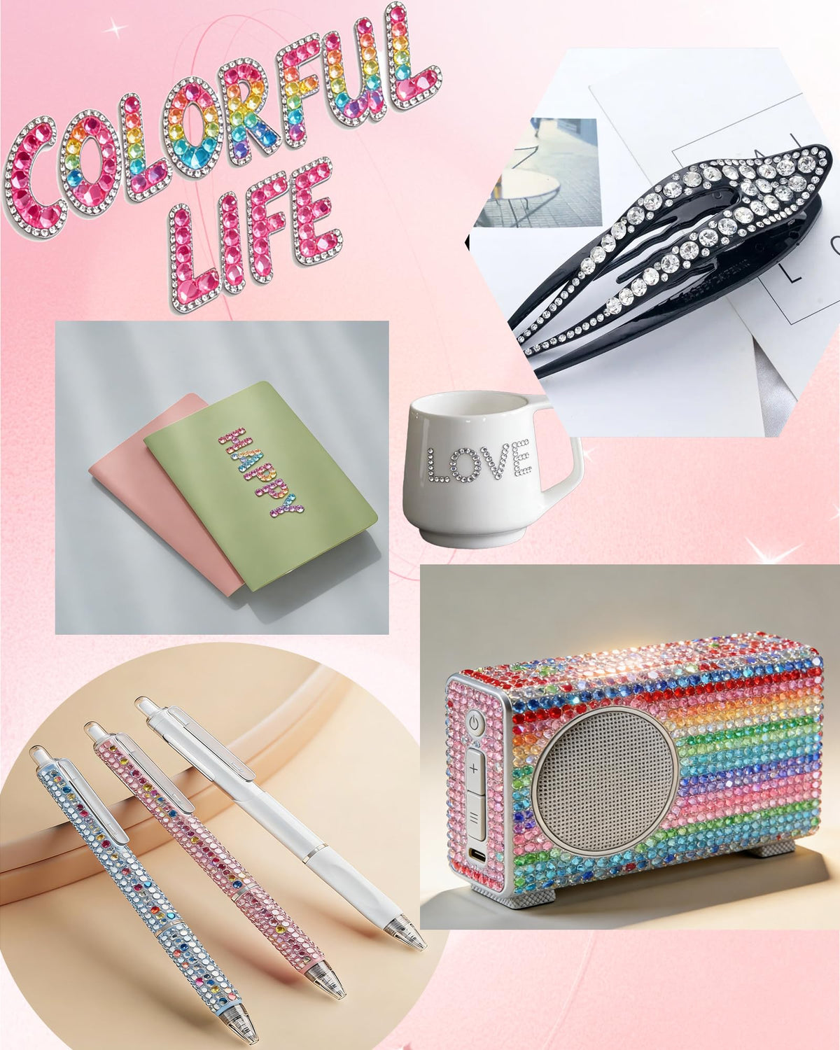 EsmeeSis multi-compartment storage box for easy color sorting.