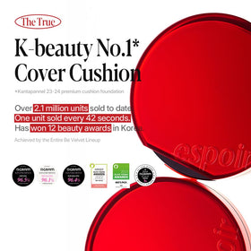 Espoir Be Velvet Lightweight Formula provides breathable wear.