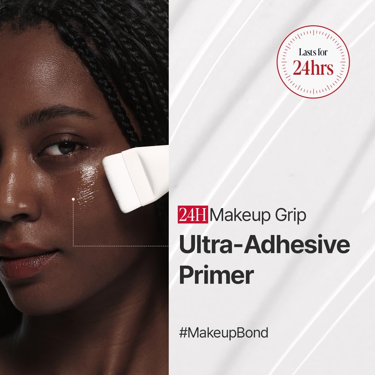 Espoir Bonding Primer ready for foundation layering for even base.