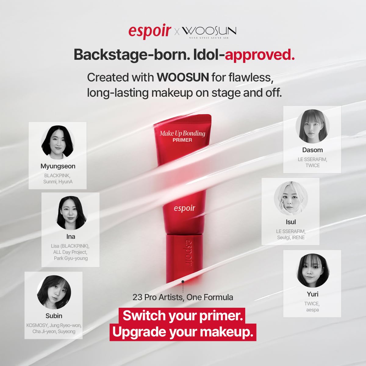 Espoir Bonding Primer fast absorption for comfortable wear throughout the day.
