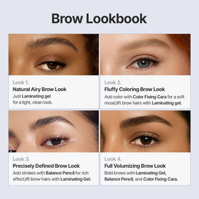 Espoir Festival essentials brow gel in compact bottle.