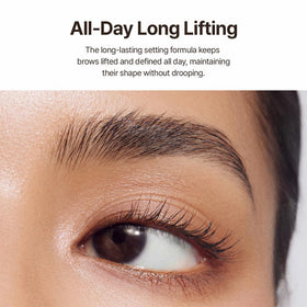 Espoir Lightweight non-sticky brow gel feels comfortable all day.