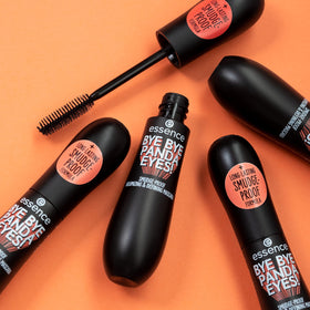 essence Bye Bye Panda Eyes lifestyle use showing natural to defined look