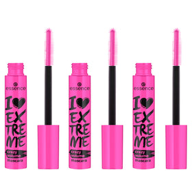 essence I Love Extreme Crazy Volume Mascara closeup brush for precise, dramatic lashes.