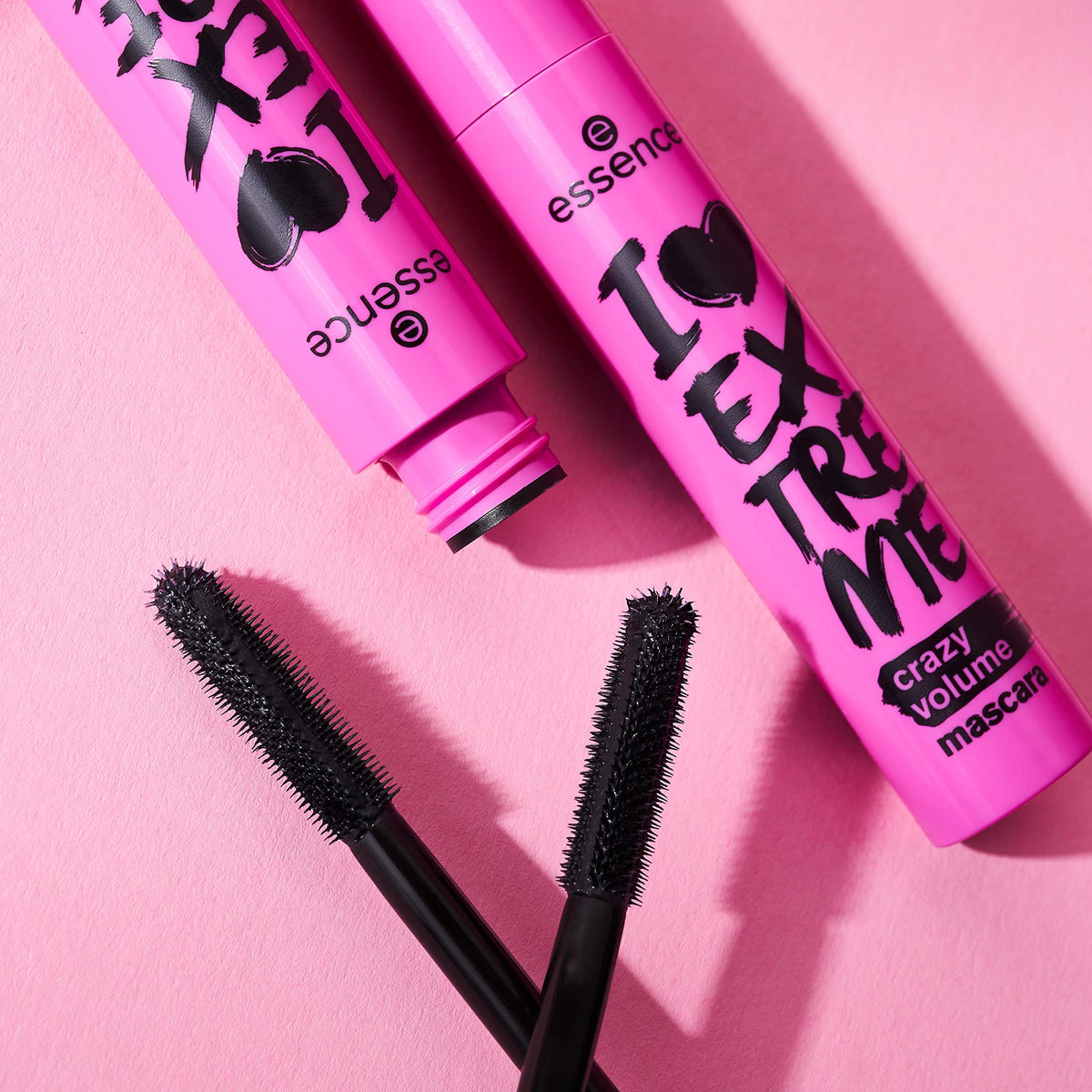 essence I Love Extreme Crazy Volume Mascara gift-pack display for gifting.