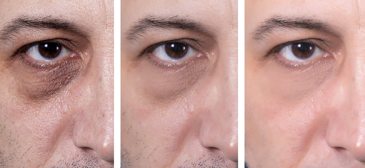 Swatch demonstrates aloe-hyaluronic hydration and plumping from Essence Of Arcadia Eye Gel.