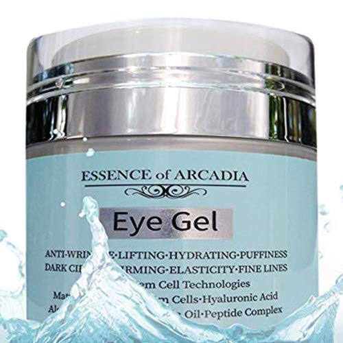 Essence Of Arcadia Eye Gel bottle showing targeted under-eye hydration and nourishment.