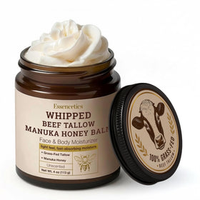 Essencetics whipped tallow face for lightweight hydration on dry skin