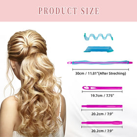 Essenergi curlers hooks set secures sections for easy daytime styling.