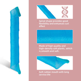 Essenergi curlers closeup soft material highlights comfortable overnight wear.