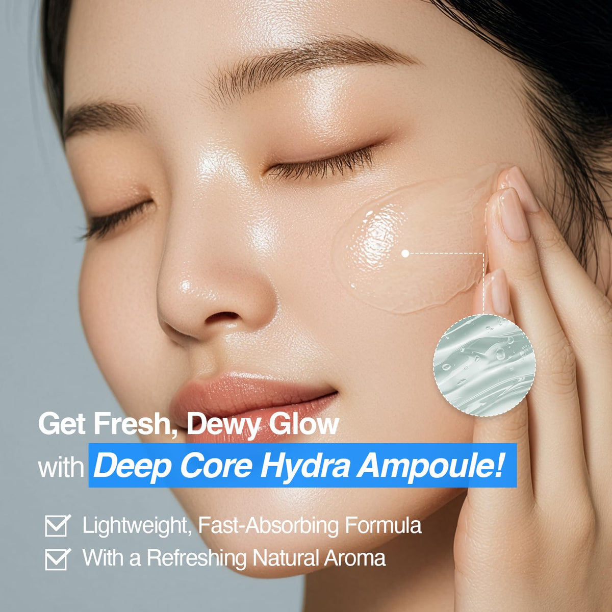 ESSENHERB Deep Core Hydra Ampoule dropper for precise application.