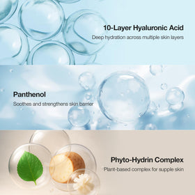 ESSENHERB Deep Core Hydra Ampoule as the first step in routine.