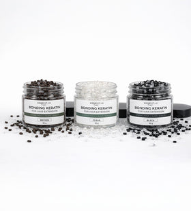 ESSENT-IX keratin beads remove cleanly without residue after use.