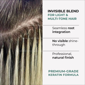 ESSENT-IX keratin beads Italian formula packaging signaling premium quality.