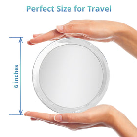 Essential Skin Solutions three suction cups mount for stable travel-ready setup.