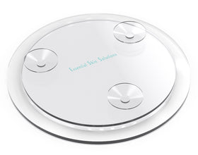 Essential Skin Solutions close-up tweezing and blemish removal with high magnification.